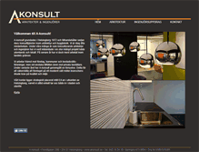 Tablet Screenshot of akonsult.se
